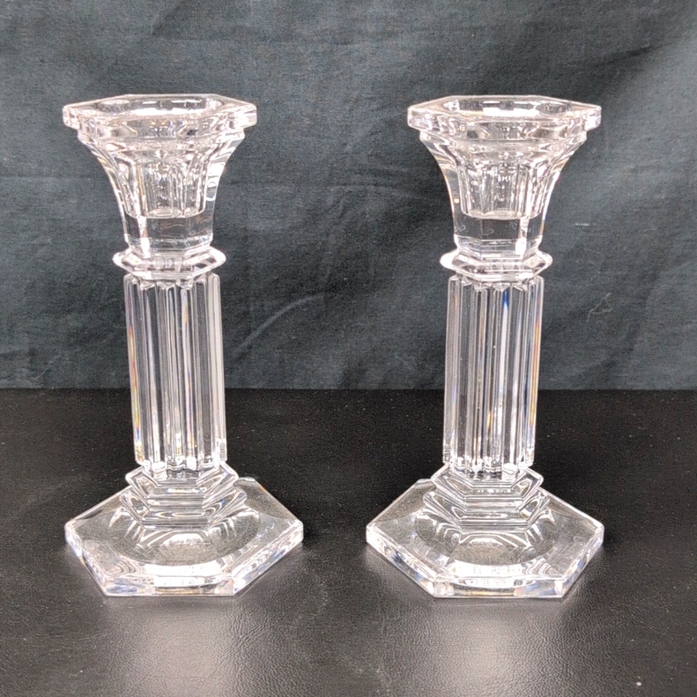 CRYSTAL CANDLESTICKS